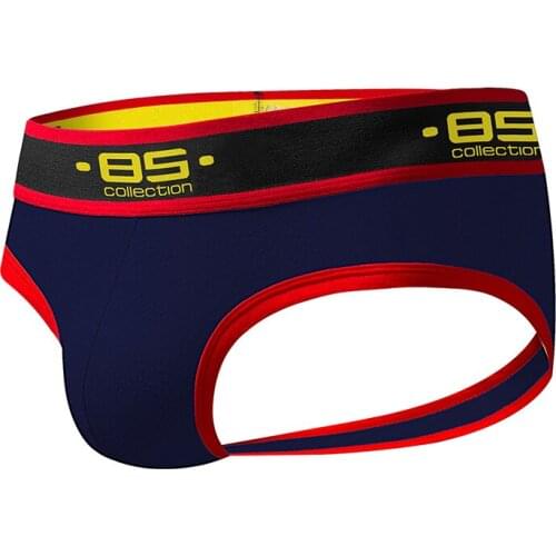 2020 BS Brand Mens Sexy Thongs briefs Double D G-string Thong Gay Underwear Male Jockstraps cotton broadside BS177