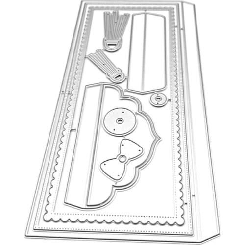 DIY Embossing Card Knife Envelope Set Mould, Carbon Steel Printing Steel Mould for Album Paper Card Making