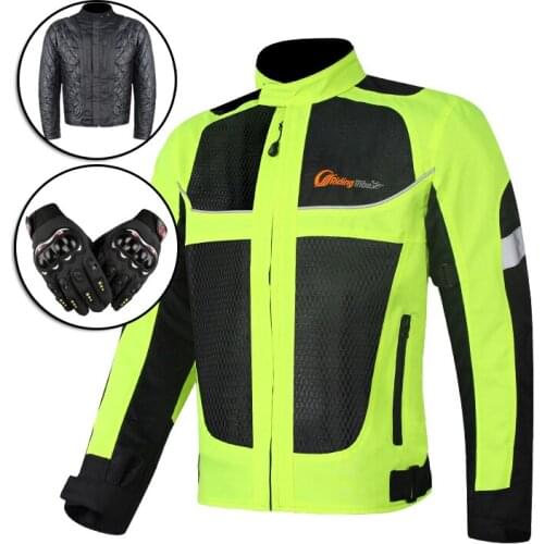New Men Winter Motorcycle Equipment Racing Jackets Motorbike Body armor enduro Motocross Jersey off-road bike Reflective Jackets