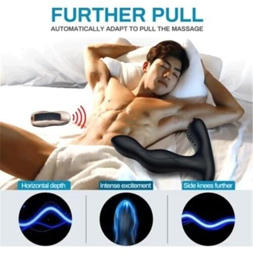 Latest 7 frequency vibration Prostate Massage Anus Stimulate Butt Plug Male Masturbator Adult Sex Products For Men Gay toy