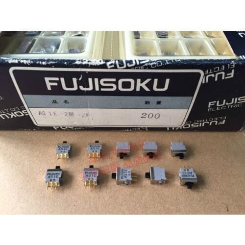 Original new 100% AS1E-2M toggle switch small dial 3pin 3gear handle long 3MM