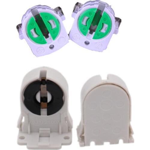 Plastic Holder suitable for T8 LED bracket lamp T8 Fluorescent Light G13 Socket Lamp Base T8 T10 Wall Clip Connector