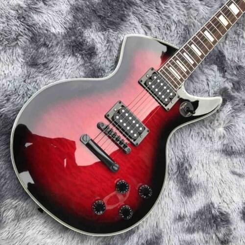 Custom Ebony Fingerboard and Special Shape Clou Striped Electric Guitar in Kinds Colors