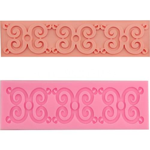 Craft Figure totem Lace Silicone Fondant Soap 3D Cake Mold Cupcake Jelly Candy Chocolate Decoration Baking Tool Moulds FQ1940