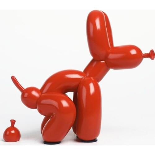 2021 Hot Sale Jeff Koons Balloon Dog Statue Resin Animal Sculpture Home Decoration Balloon Dog Resin Craft