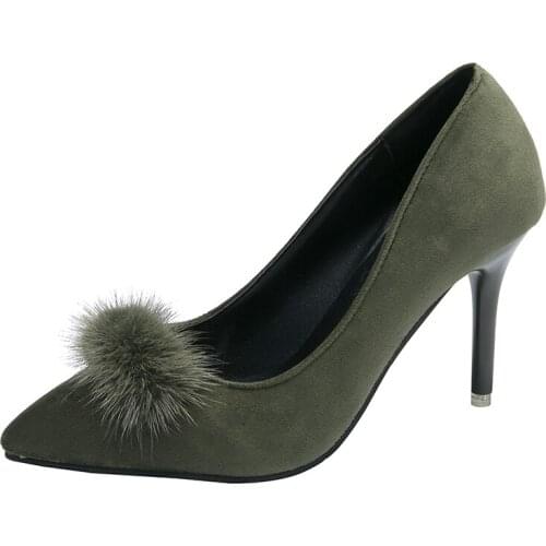 Fashion Women Basic high heels female ladies shoes office slip on concise stiletto pumps elegant zapatos de mujer U14-31