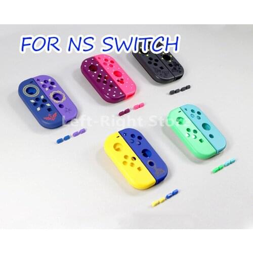 5sets Hard Custom Plastic Housing Cover Case Shell for Nintendo Switch Controller NS Joycon Right Left SL SR Buttons Replacement