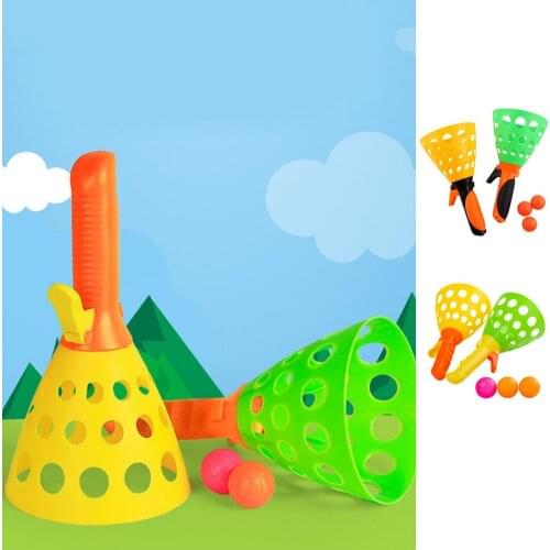 1 Pair Funny Throwing And Catching Ball Toys Parent-child Interactive Catch Ball Toy Indoor Outdoor Sports Games Toys For Kids