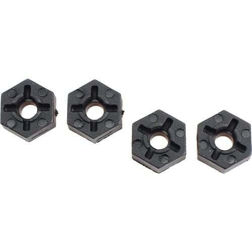 4pcs Wheel Hex Hubs Stick Adapter RC Car Model Spare Parts Accessories
