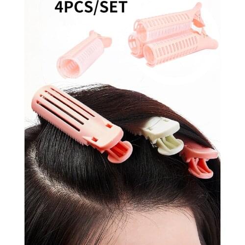 4pcs/set Hair Rollers Heatless Curls Diy Hair Curlers Home Use Rollers Hair Curlers Beauty Hair Tool Hair Accessories Curls Tool