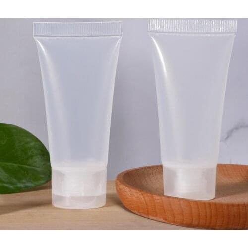 50PCS of Empty Mini 20ML Soft Tube Refillable Cosmetic Storage Container for Hand Cream Facial cleanser Squeezable Travel Tube