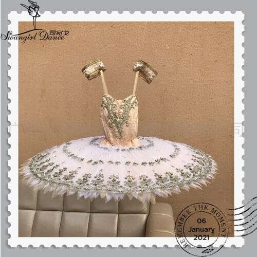 Custom-Made Sleeping Beauty Competition Ballet Tutu Kids Paquita Professional Tutu Performance Competition Costumes BT4029