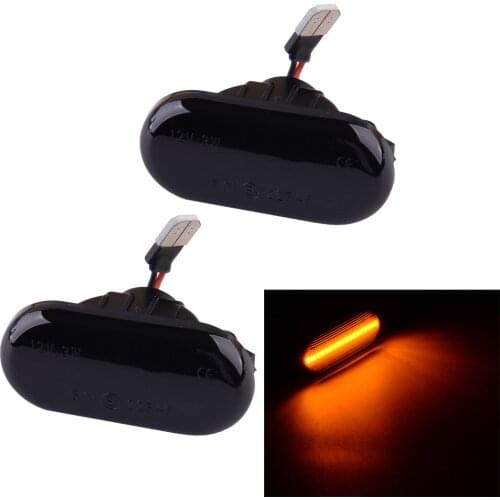 Dynamic Flowing LED Side Marker Repeater Indicator Turn Signal Light Lamp Fit for Nissan Note 350Z Pathfinder R51 Qashqai J10