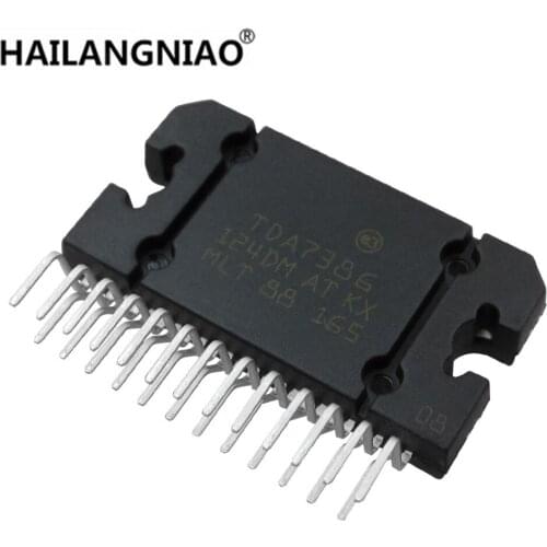 HAILANGNIAO 10PCS TDA7386 ZIP25 SIP25 new 4 x 45W quad bridge car radio amplifier