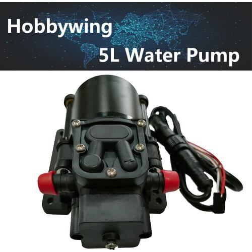 Hobbywing integrated water pump 5 L Brushless Combo Pump 10A 12S 14S V1 Sprayer Diaphragm Pump for Plant Agriculture UAV Drone