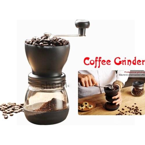 Russian only 10.80USD/pc coffee grinder coffee bean grinding machine household Manually caffea grinders washable