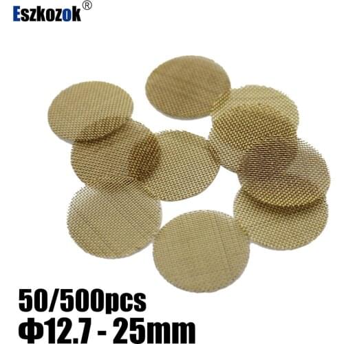 50pcs Brass smoking screens for pipes 12.7mm 15mm 16mm 19mm 20mm 25mm
