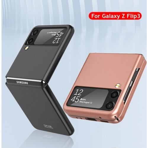 Frosted Thin Hard Phone Case for Samsung Galaxy Z Flip 3 Protective Cover Hard Plastic PC Skin Touch Case for Z Flip3