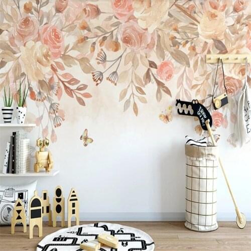 Milofi custom 3D wallpaper mural elegant flowers pastoral flowers living room bedroom background wall decoration painting