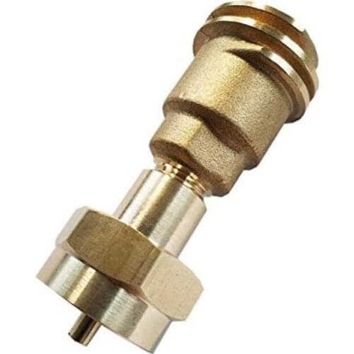 Earth Star 1LB QCC1 Connection Propane Gas Bottle Refill Adapter Camping Grill Stove Tank Coupler Connector