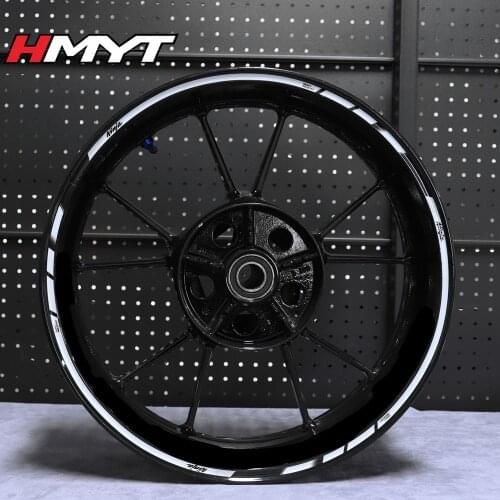 Applicable to zx-10r modified waterproof wheel hub sticker of Kawasak motorcycle, reflective 17 inch wheel, double-sided Decal
