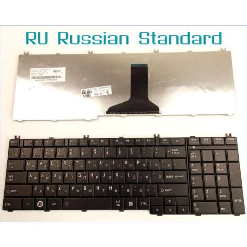 Russian RU Version Keyboard for Toshiba Satellite C675 C675D C675-S7200 L775D-S7223 L775DS7223 Laptop Black