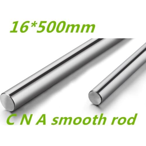 3D printer rod shaft WCS 16mm linear shaft L500mm chrome plated linear motion rail round rod shaft CNC parts SFC16