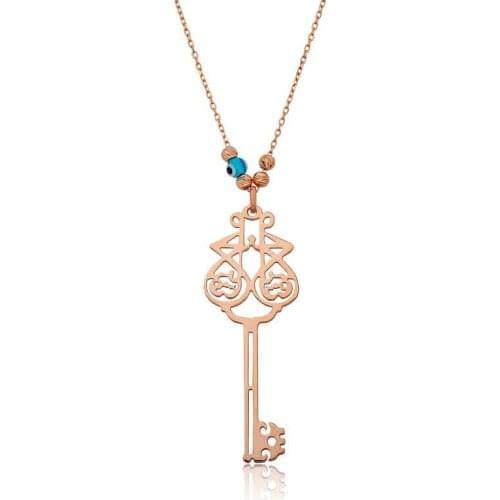 Tevuli 925 Sterling Silver Or Fettah Written Lady Necklace