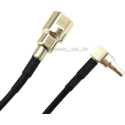 Extension Cable FME male to Right Angle CRC9 Plug RF RG174 Pigtail Cable 15cm