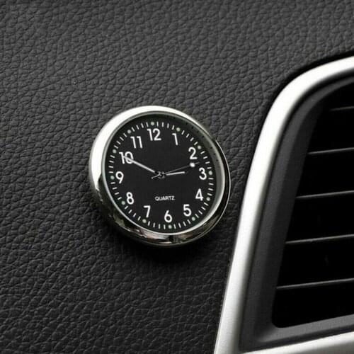 Universal Car Clock Stick-On Electronic Watch Dashboard For SUV Cars Noctilucent Decoration H3Q7