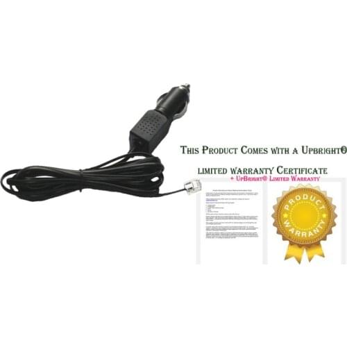 UpBright New Car DC Adapter For BEL Beltronics Vector 995 V8 V995 Pro RX65 Radar 12V DC Auto Lighter Plug Power Supply Charger