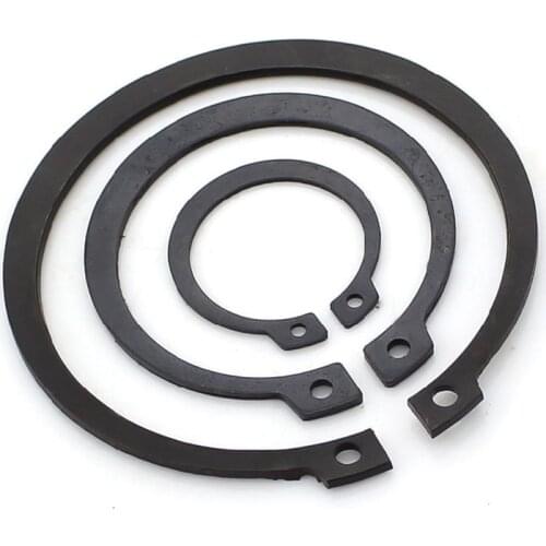 1PCS-M78/M80/M85/M90/M95/M100..M160 GB894 65 Manganese Steel Shaft with Elastic Ring/ C-type Reed / Outside the Card Card Spring