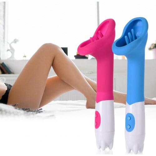 Vibrator Flexible Double Rod Silicone Adult Sex Toy for Women