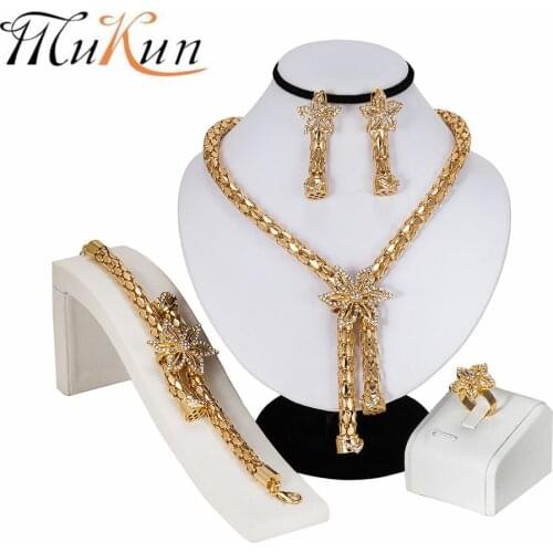 MUKUN African Beads Jewelry Sets for Women Fashion Wedding Vintage Dubai Indian Bridal Ethiopian Turkish Costume Jewellery Set