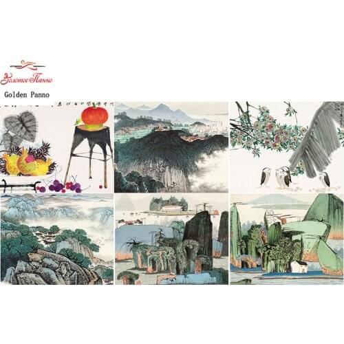 Golden panno,5D,diy diamond embroidery,Full,square,Diamond Painting,Cross Stitch,diamond,Mosaic,Christmas,beautiful scenery 1018