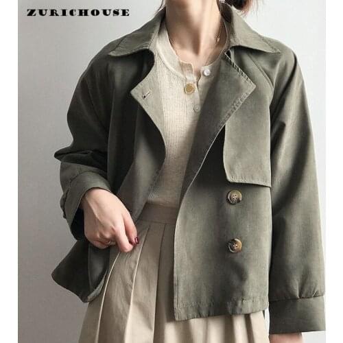 ZURICHOUSE Women's Short Trench Coats