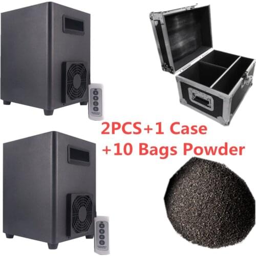 2PCS With Case 400W Fireworks Cold Spark Machine Cold Wedding Fountain Flame Stage effect Machine