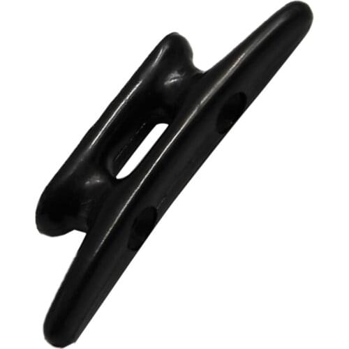 3" Black Nylon Closed Base & Dock 3 inch Cleat Durable for Boat