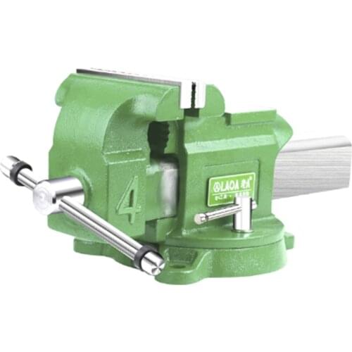 4 inch Heavy-duty bench vise multi-function work bench vise clamp mini vise bench flat-nose pliers table vise