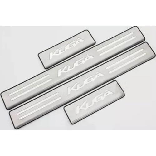 Car accessories Stainless Steel Side Door Scuff Plate Door Sill Trim Fit For Ford Kuga Escape 2012 2013 2014 2015 2016 2017