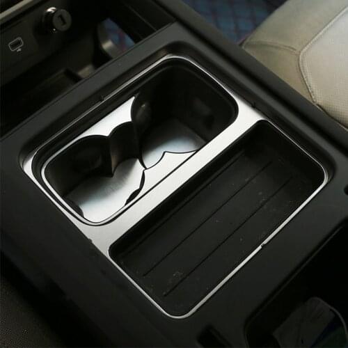 For Land Rover Defender 110 2020 2021 Aluminum Alloy Car Water Cup Holder Anti-Scratch Sequin Sticker Car Accessories