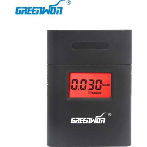 Free shipping 2019 mini digital alcohol meter with 360 degree AT-838 dual display alcohol breath tester