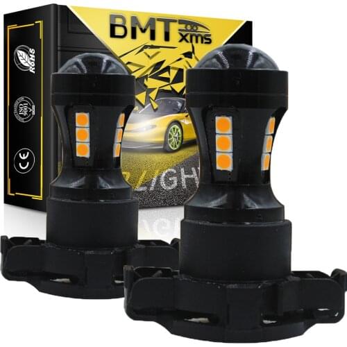 BMTxms Car PY24W 5200s LED Bulbs Canbus Turn Signal Lights For BMW E90 E91 E92 E93 F10 F07 5 Series E83 F25 X3 E70 X5 E71 X6 Z4