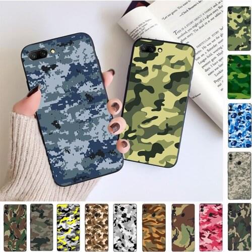 Cool Camouflage Pattern Camo military Army Phone Case For huawei honor 10 10i 8c 8A 8X 9 9lite 20 20s 20i 20lite mate20 Case