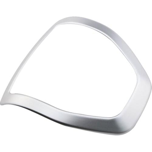 Color My Life ABS Chrome Car Steering Wheel Decoration Cover Trim Sticker For Ford Everest Explorer Endeavour 2015 2016 2017