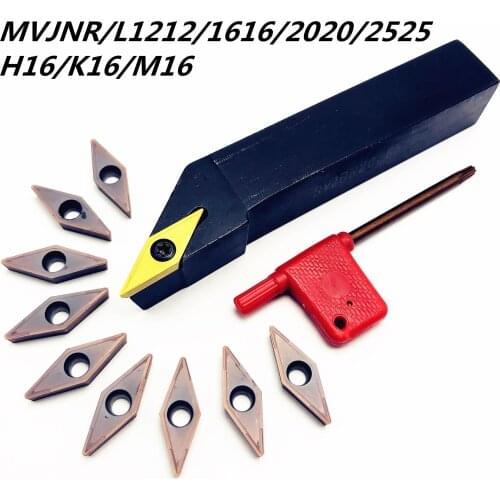 SVJCR1212H16/1616H16/2020K16/2525M16 in tool holder CNC external tools holder 93 degree boring bar for VCMT1604 turning tool
