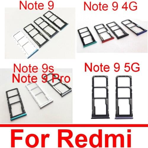 Sim Card Tray Flex Cable For Xiaomi Redmi Note 9 Note9 M2003J15SC SIM Card Slot Sim Card Reader Holder Repair Replacement Parts