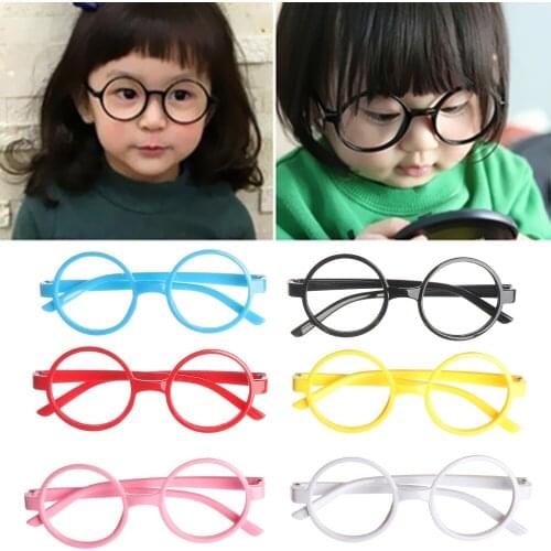 1PC Children Small Round Glasses Kids Decorative Glasses Photography Props Studio Shoot Newborn Baby Clothes Accessories