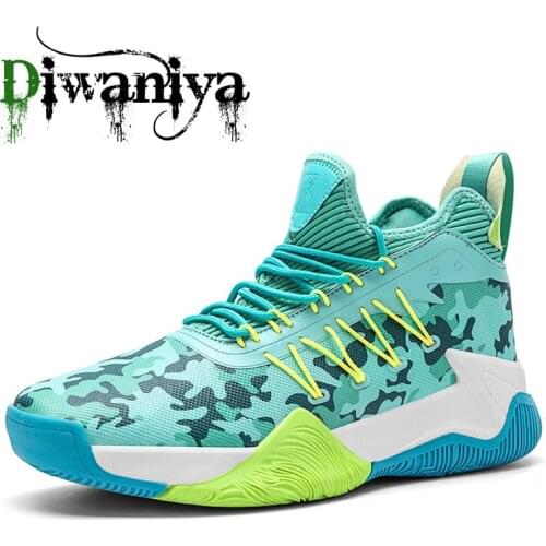 Diwaniya Brand Hot basketball shoes comfortable high help gym training boots outdoor mens sports shoes basketball shoes 36~44