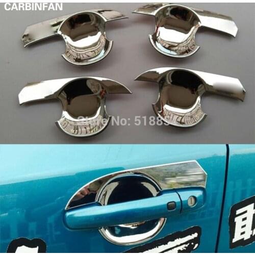 For Suzuki Vitara 2015 Handle Bowl Abs Chrome Door Handle Insert Car Accessories Styling Dhandle Bowl 4pcs/Set